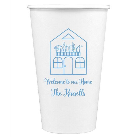 Garden House Paper Coffee Cups